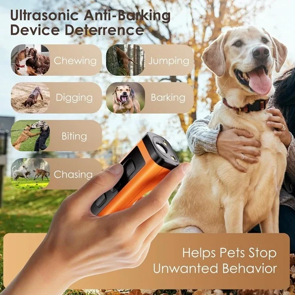 Brand new ultrasonic dog bark training device in box